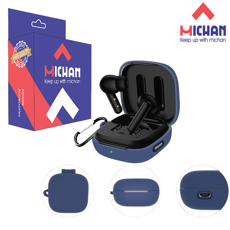 کاور میچان مدل silicone مناسب برای کیس هدفون بی سیم کیو سی وای T13 ANC