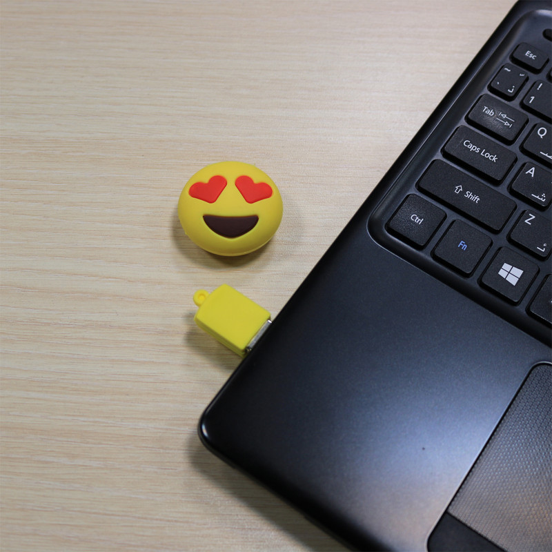 فلش مموری طرح ایموجی عشق مدل Ul-Emoji03 ظرفیت 64 گیگابایت