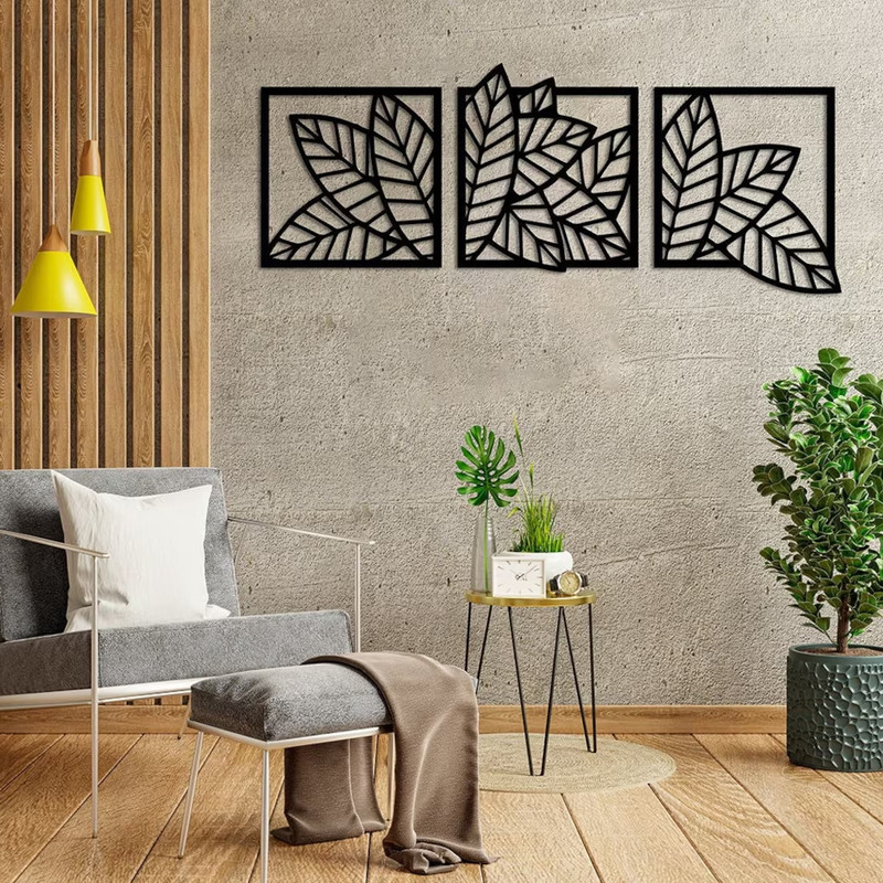 دیوارکوب مدل چوبی کد T22 مجموعه سه عددی