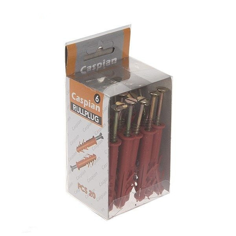 پیچ و رول پلاک کاسپین مدل DT-456 بسته 60 عددی
