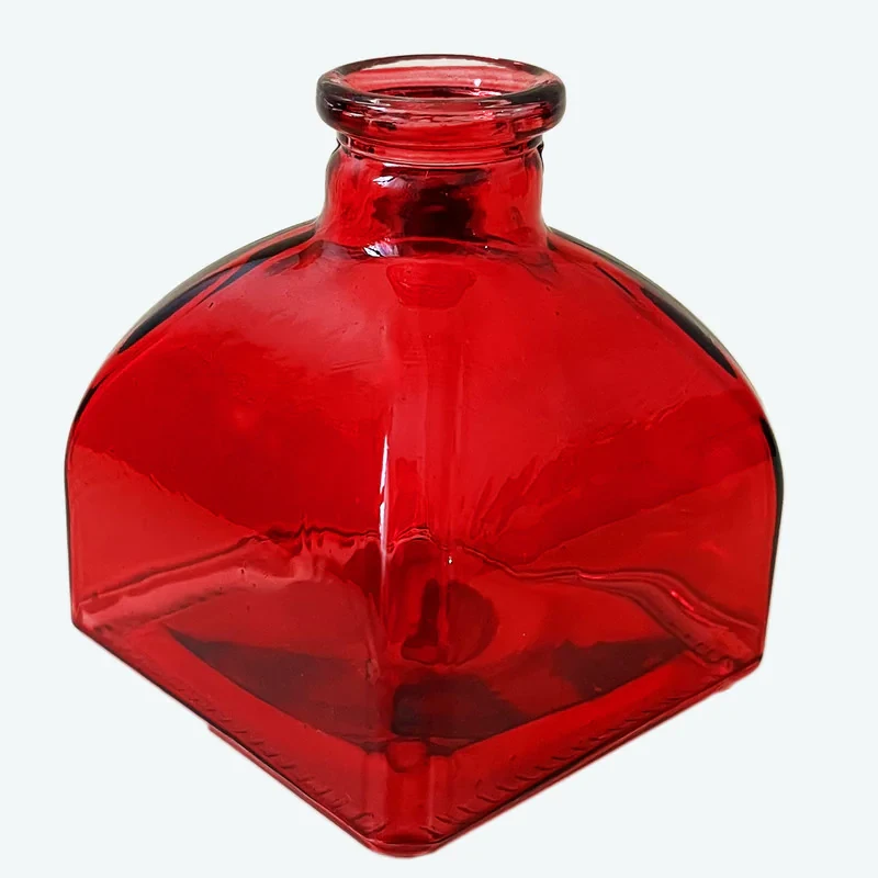 گلدان دکوری شیشه‌ای مدل SD33 مناسب قلمه زدن گیاهان، استفاده برای گل طبیعی، خشک و مصنوعی، ابعاد 9x8x8 سانتی‌متر، قطر دهانه 2 سانتی‌متر، وزن 190 گرم