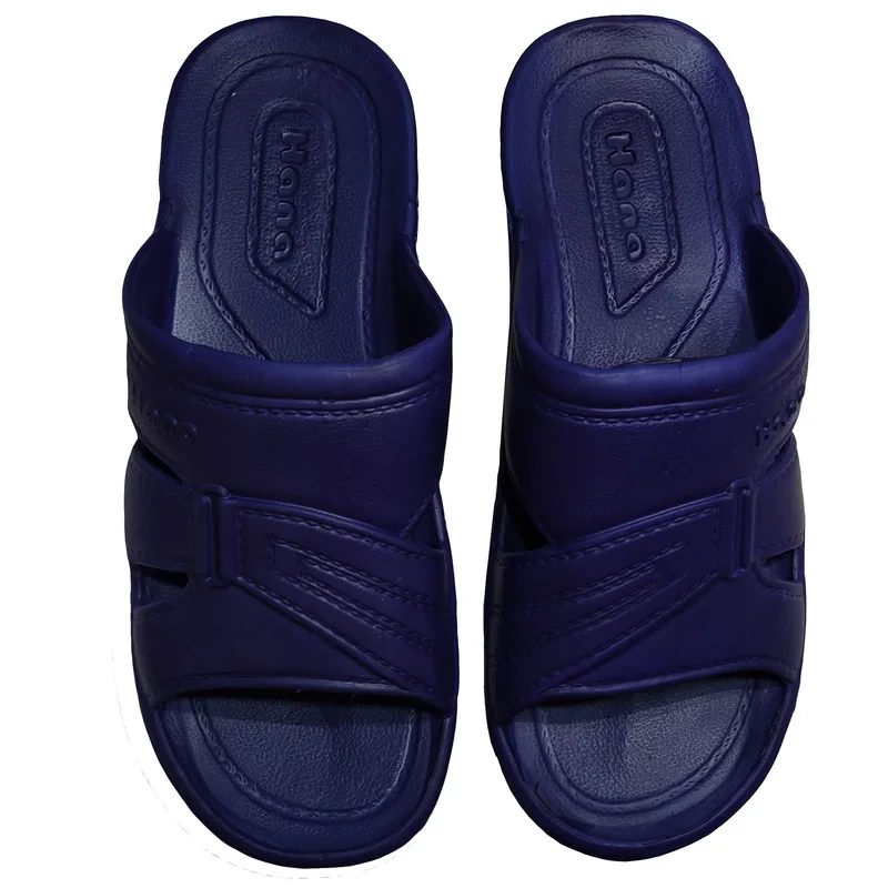 دمپایی مردانه هانا مدل بارسلونا رنگ سرمه ای