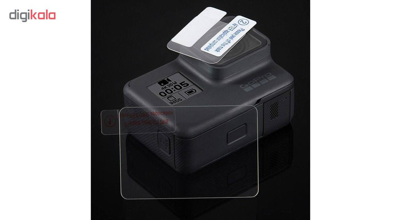 محافظ صفحه نمایش و لنز دوربین شیشه ای گلس مناسب برای دوربین ورزشی گوپرو hero 5 6 7