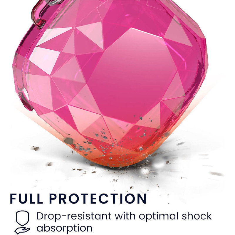 کاور والکری مدل Crystal Diamond مناسب برای کیس بی سیم هدفون سامسونگ Galaxy Buds Live  Buds Pro  Buds 2  Buds 2 Pro  Buds FE به همراه گیره