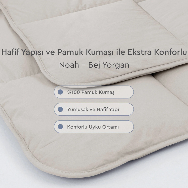 لحاف یاتاش مدل Noah سایز 215*195 سانتی متر