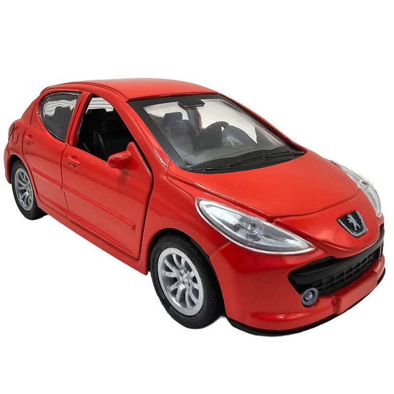 ماکت ماشین ناب سل مدل پژو 207 فلزی عقب کش  کد Peugeot 207 metal pull back naab006 scale 1:48