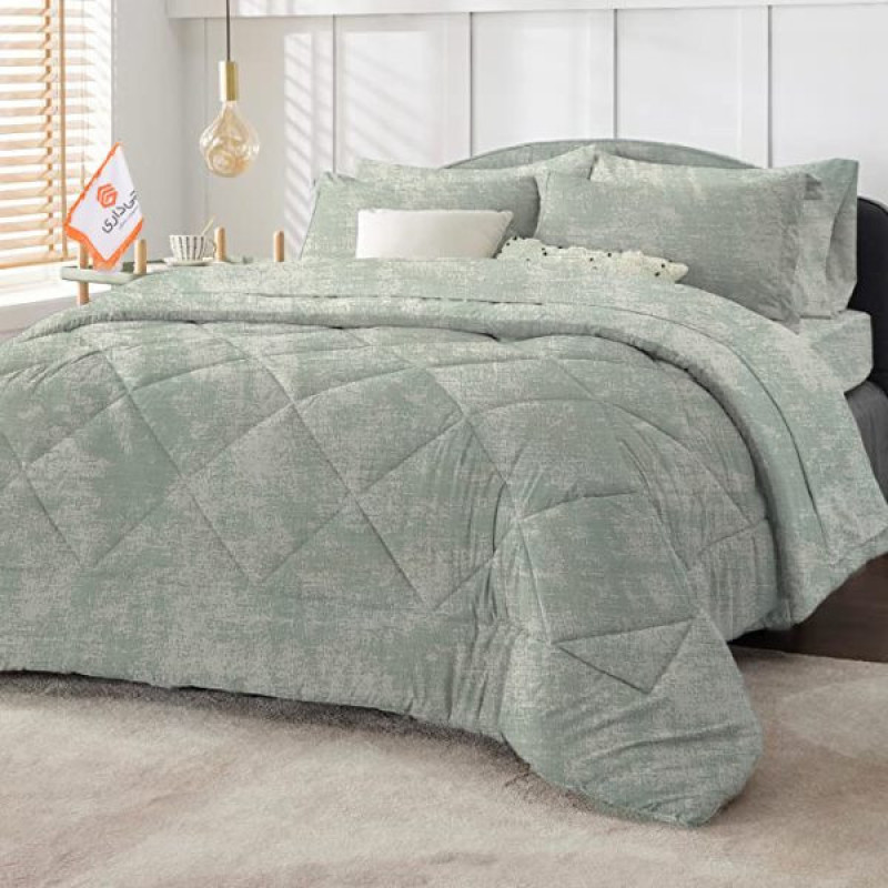 لحاف چیداری مدل پتینه یک و نیم نفره سایز 180x220 سانتی متر
