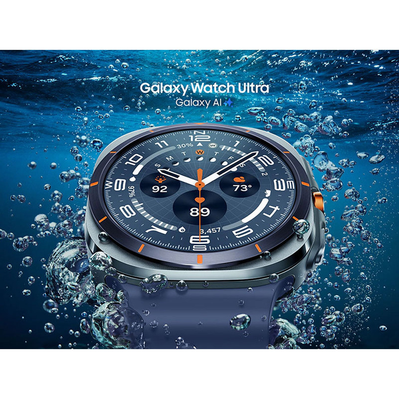 ساعت هوشمند 47 میلی‌متری سامسونگ مدل Galaxy Watch Ultra 2025 با بند مارین