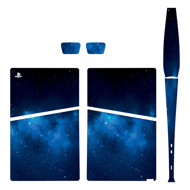 برچسب کنسول بازی پلی استیشن5 اسلیم دیجیتال توییجین وموییجین مدل space 03 مجموعه6 عددی