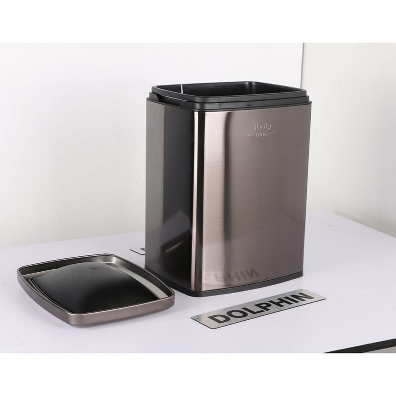 سطل زباله دلفین مدل EV-12-ltr بادبزنی