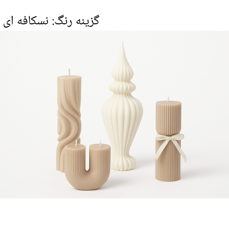 شمع استوانه بدون بو مدل PD145 زمان اتمام 100 ساعت بسته 4 عددی