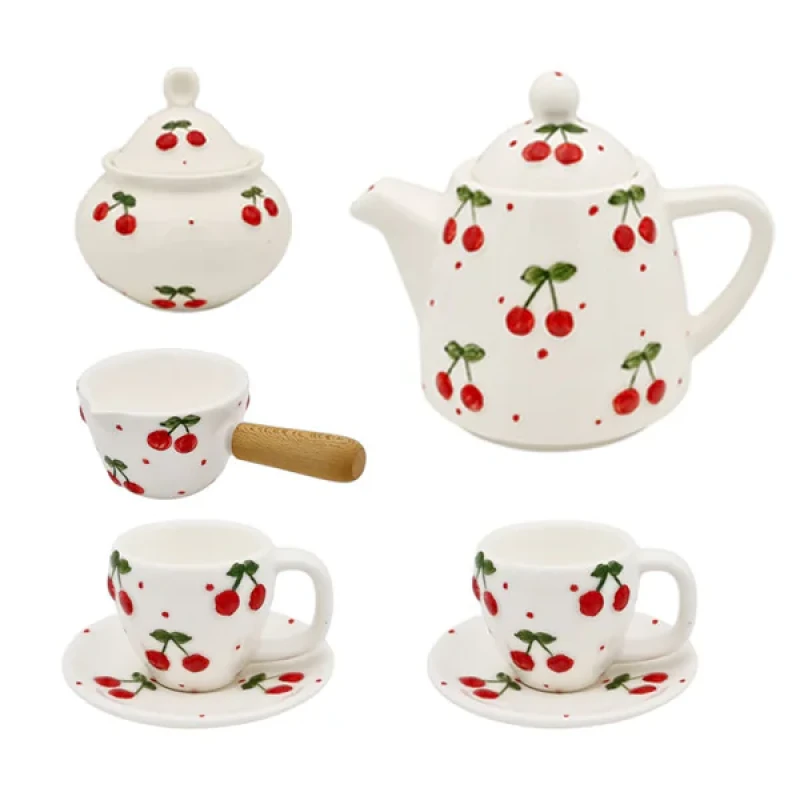 سرویس قهوه خوری 9 پارچه مناسب برای 2 نفره مدل اشکان کد 2424P9xalb