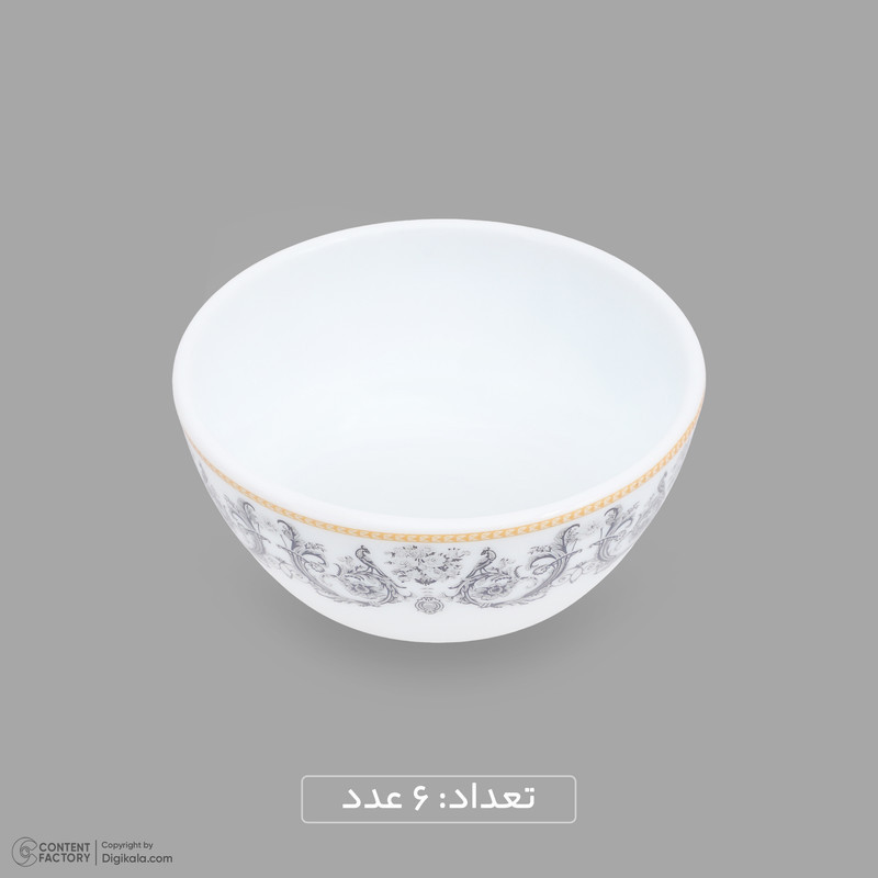 سرویس غذاخوری اوپال 26 پارچه 6 نفره آیروپال مدل گرد کلاسیک ورژن 3 آیگین