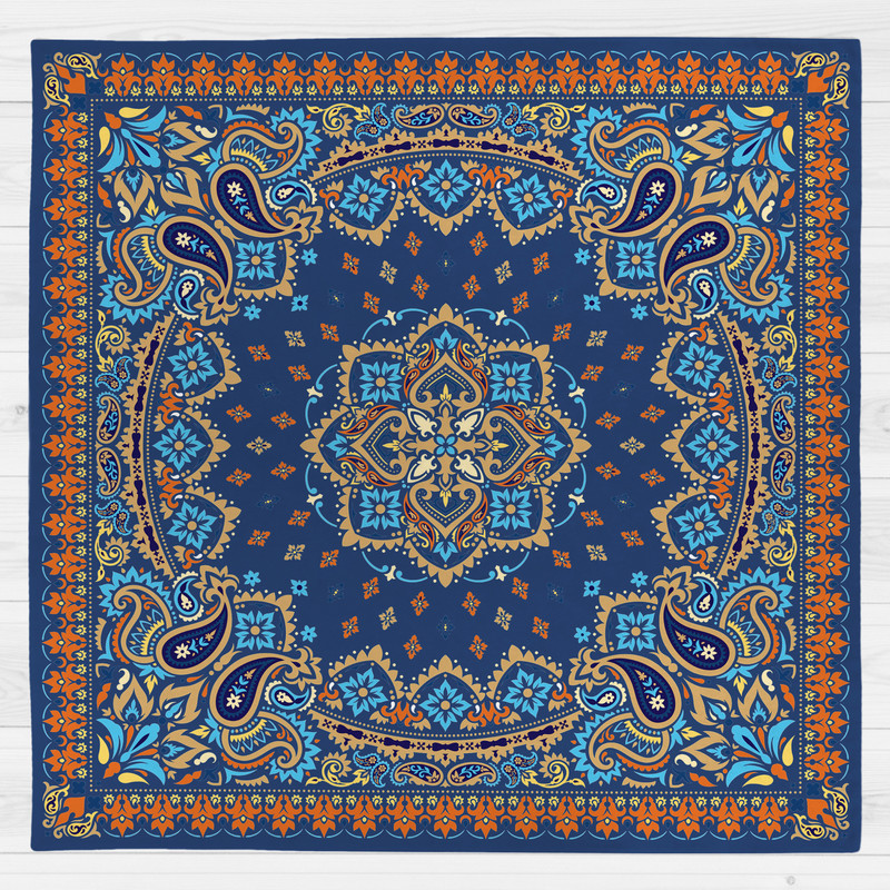 رومیزی طرح ترمه سنتی کد 9962