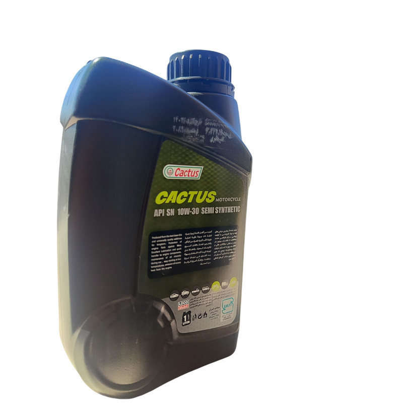 روغن موتور سیکلت تمام سنتتیک کاکتوس مدل SN 10W-30 حجم 1 لیتر