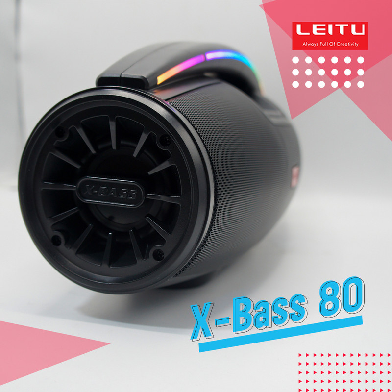 اسپیکر بلوتوثی قابل حمل لیتو مدل X-BASS 80