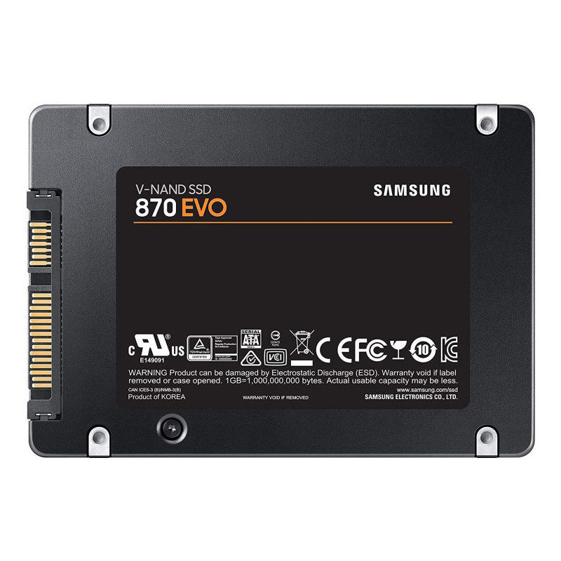 اس اس دی اینترنال SATA III سامسونگ مدل EVO 870 ظرفیت 250 گیگابایت