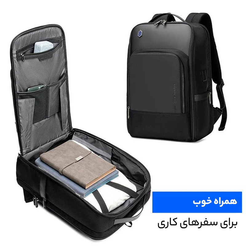 کوله پشتی لپ تاپ آرتیک هانتر مدل  B00403 مناسب برای لپ تاپ 14.1 تا 15.6 اینچی