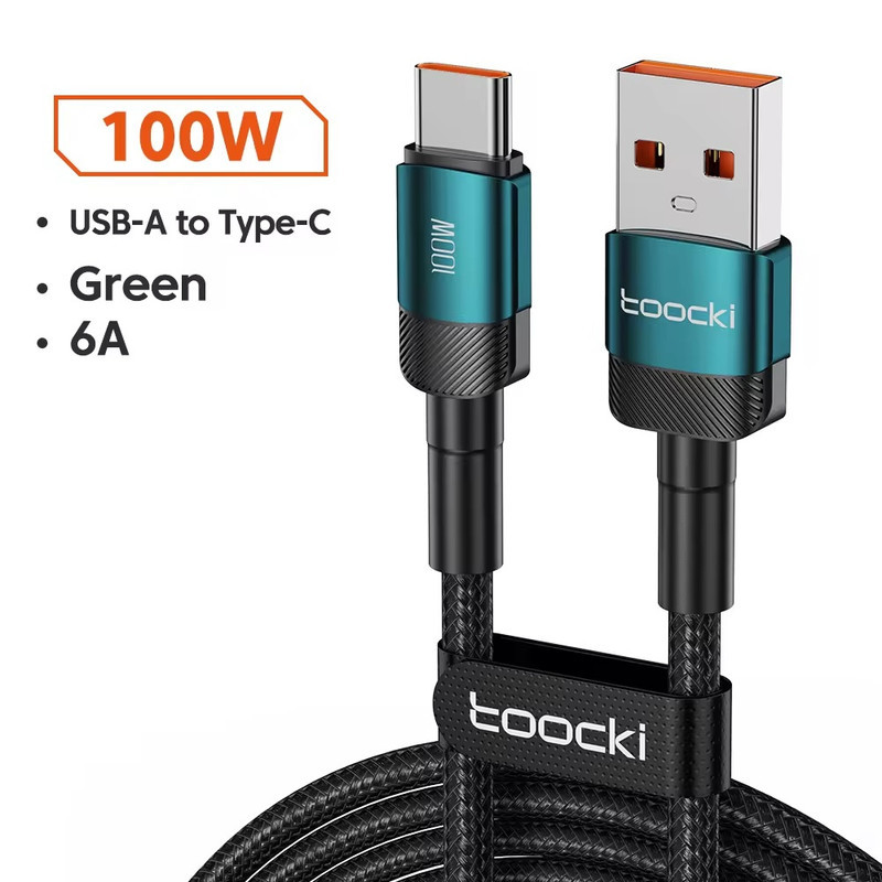 کابل تبدیل USB به USB-C توکی مدل 100W TQ-X12 طول 1 متر