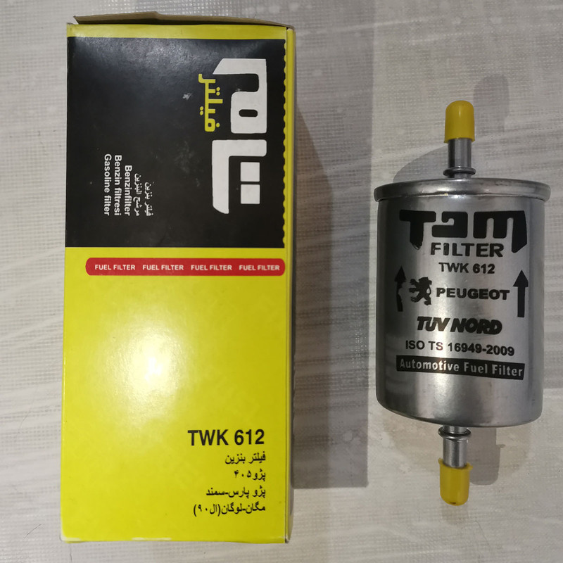 فیلتر روغن تام مدل TW688 مناسب برای تیبا12 به همراه فیلتر هوا و فیلتر بنزین