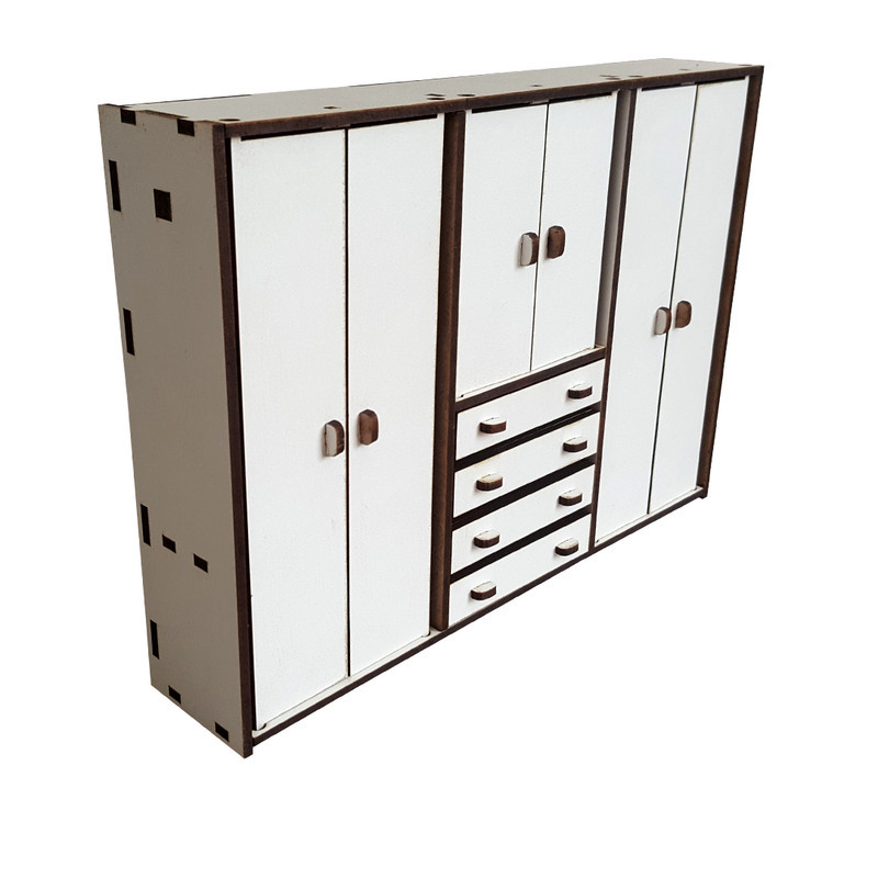 ماکت دکوری مدل کمد دیواری کد1400-61