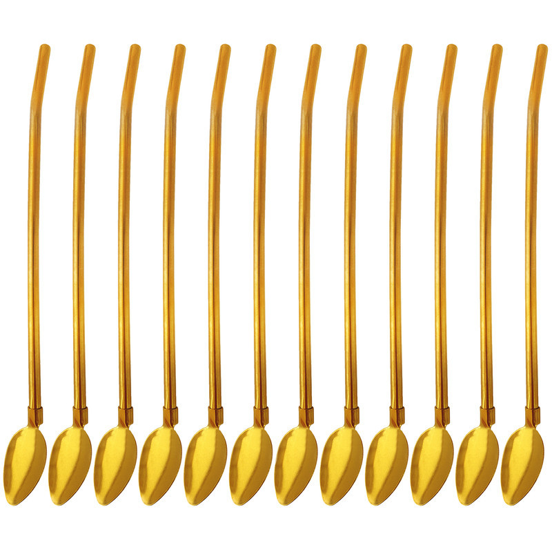 قاشق شربت خوری مدل ترلان کد T120 بسته 12 عددی