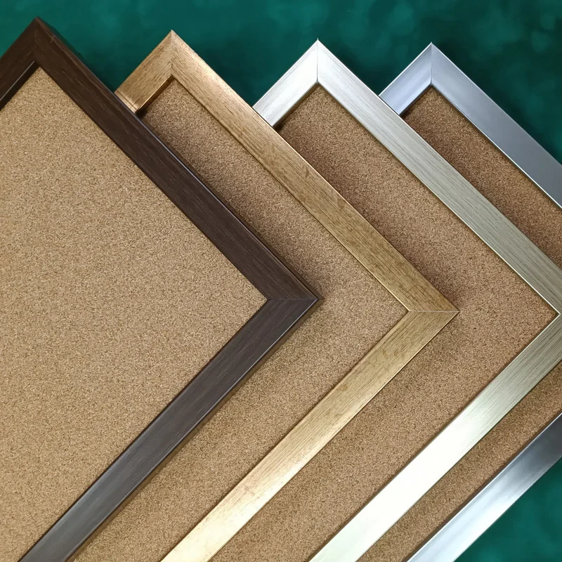 تابلو اعلانات فابیران مدل چوب پنبه سایز 32x24 سانتی متر به همراه پونز بسته 6 عددی