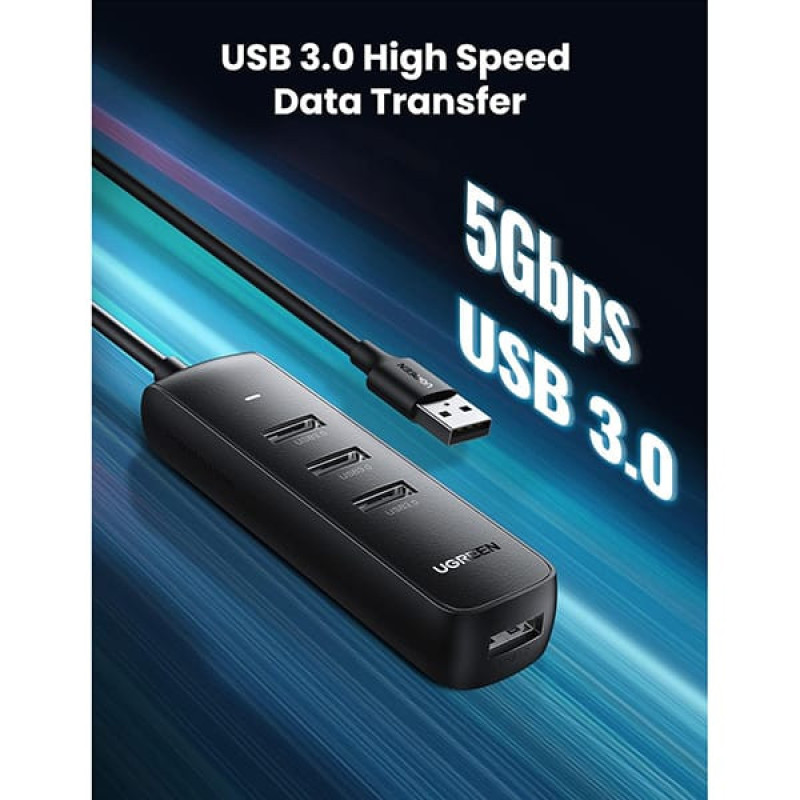 هاب 4 پورت USB یوگرین مدل CM416-80657 طول کابل 1 متر