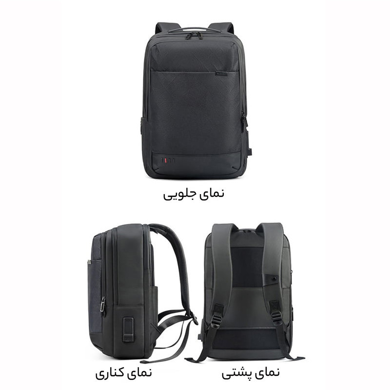 کوله پشتی لپ تاپ آرتیک هانتر مدل B00328 مناسب برای لپ تاپ 14.1 تا 15.6 اینچی