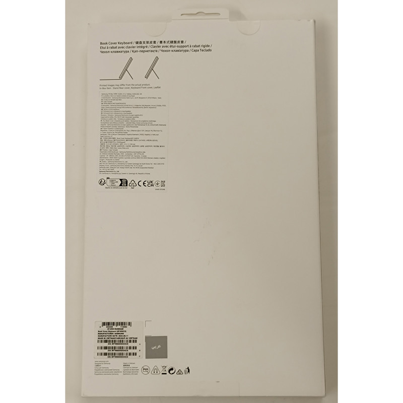 کیف کلاسوری کیبورد دار سامسونگ مدل Book Cover EF-DX815 مناسب برای تبلت سامسونگ Galaxy Tab S9 PLUS S9 PLUS 5G  S9 Fe plus