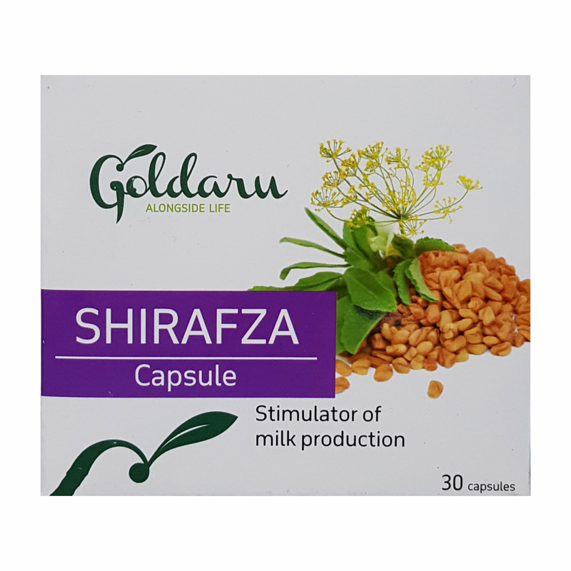 کپسول شیرافزا گل دارو بسته 30 عددی