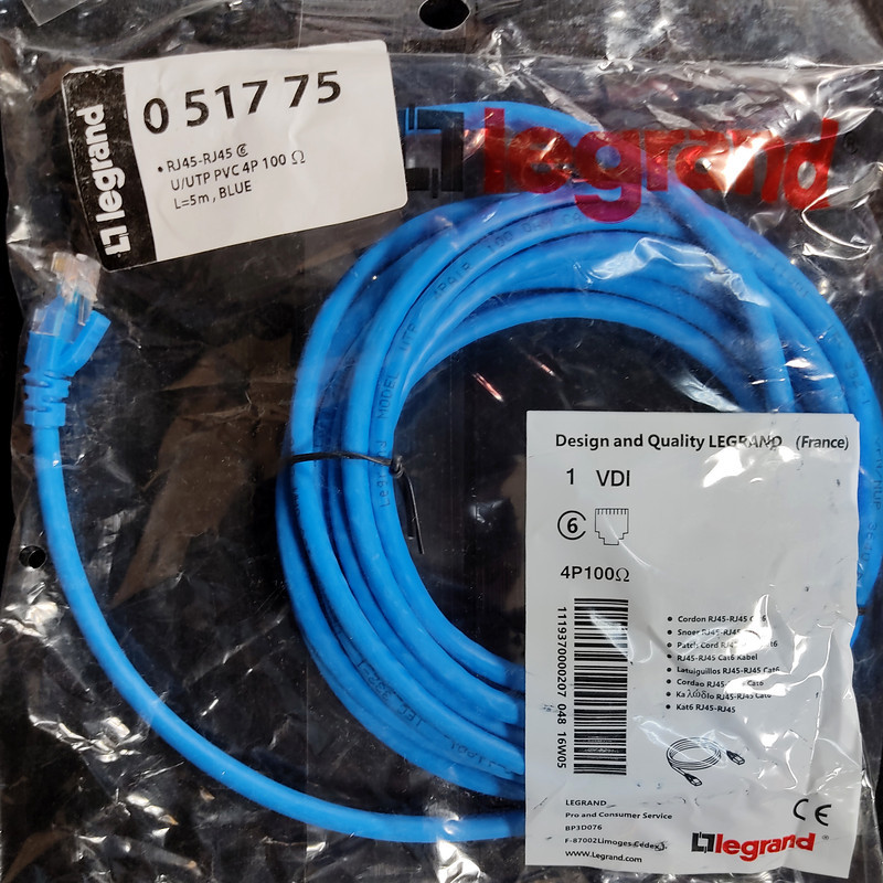 کابل شبکه Cat6 لگرند مدل utp