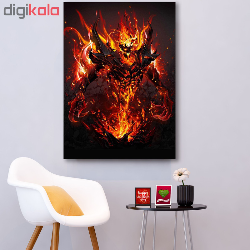 تابلو شاسی گالری استاربوی طرح Shadow Fiend مدل بازی Dota 2