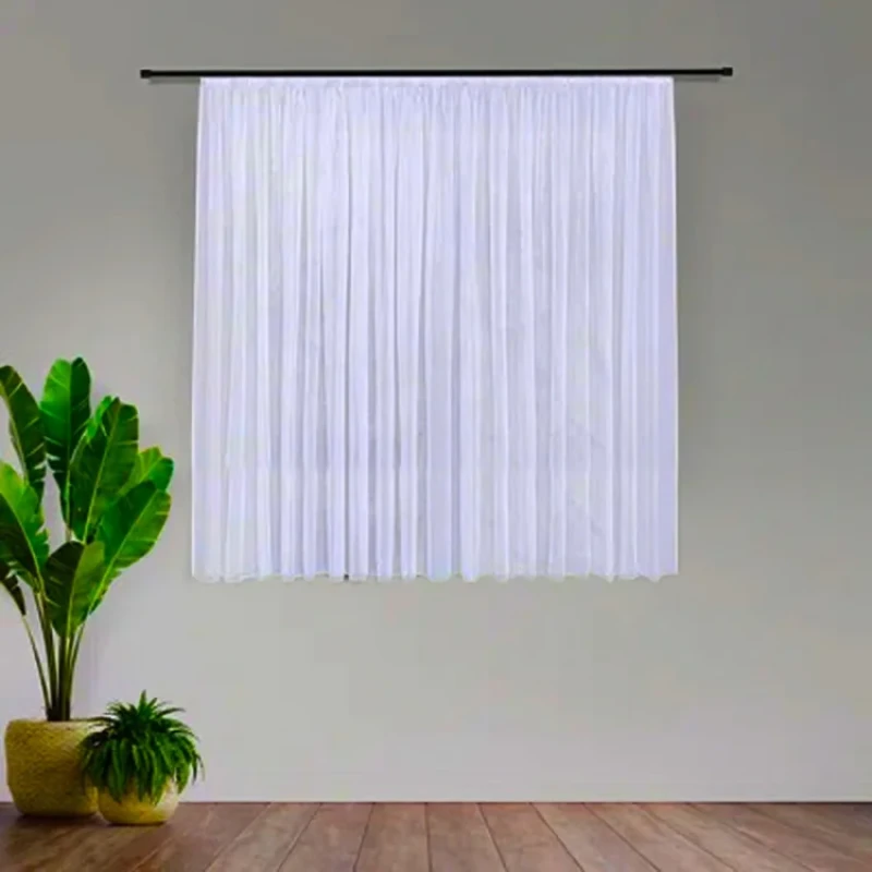 پرده تیکو دکو مدل حریر کلاسیک 7170 دوخت ساده سایز 170 × 295 سانتی‌متر