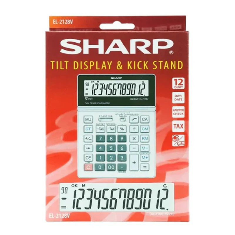 ماشین حساب شارپ مدل EL-2128V