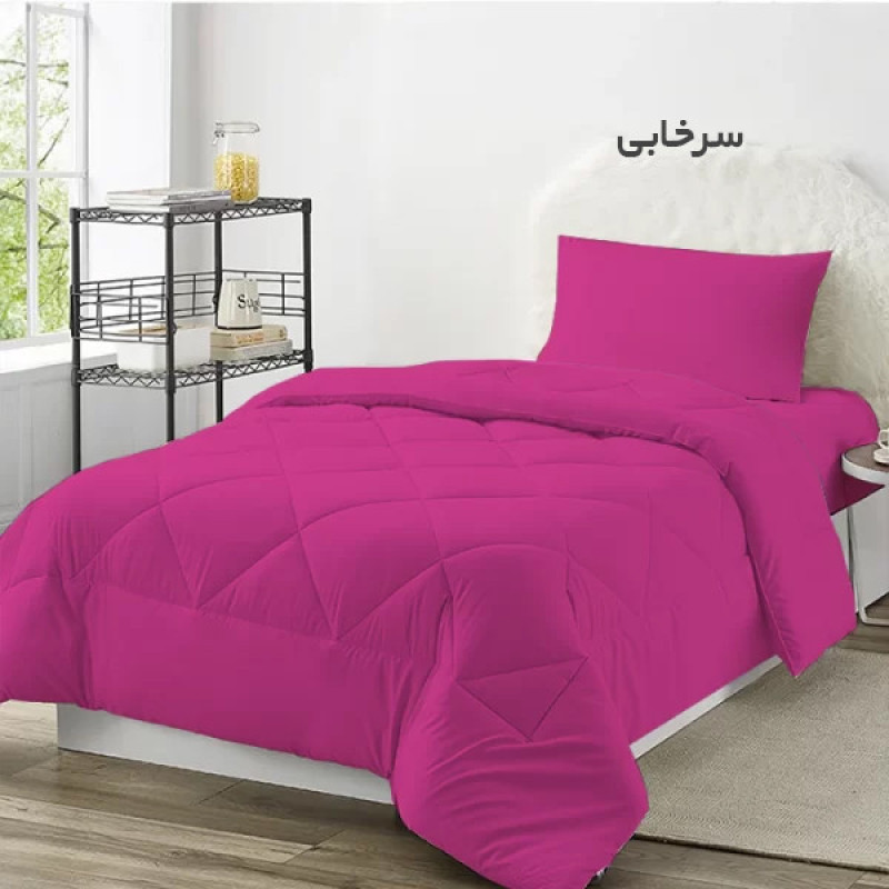لحاف چیداری مدل میکرو یک نفره سایز 190x220سانتی متر