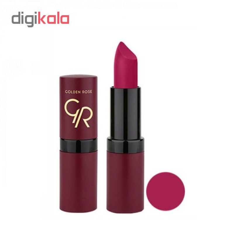 رژلب گلدن رز مدل Velvet شماره 19