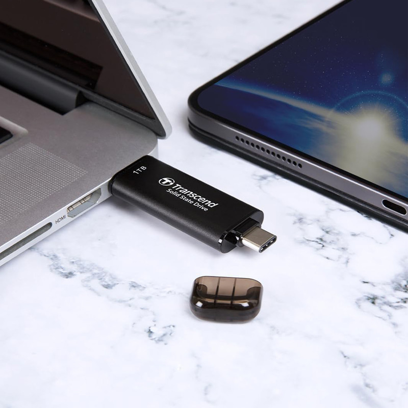 حافظه‌ی SSD اکسترنال ترنسند مدل ESD310C ظرفیت 1 ترابایت