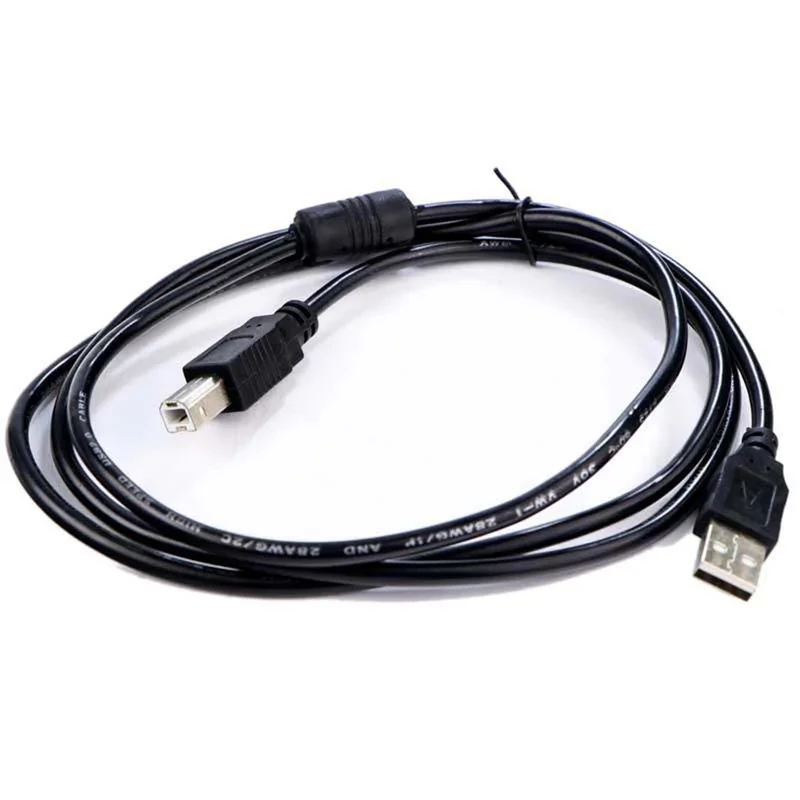 کابل USB پرینتر مدل HighSpeed طول 1.5 متر بسته 10 عددی