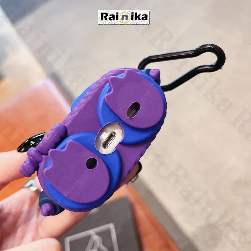 کاور رینیکا مدل Galaxy 3Pro Gengar مناسب برای کیس هدفون سامسونگ Galaxy Buds 3  Buds 3 Pro (2024)  Buds 3 Fe (2025)