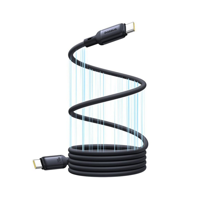 کابل USB-C بیسوس مدل PicoGo Magnetic 240W طول 1 متر