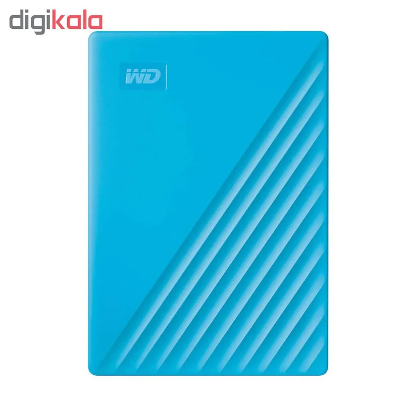 هارد اکسترنال وسترن دیجیتال مدل My Passport ظرفیت دو ترابایت دارای رابط USB Type-A 3.2