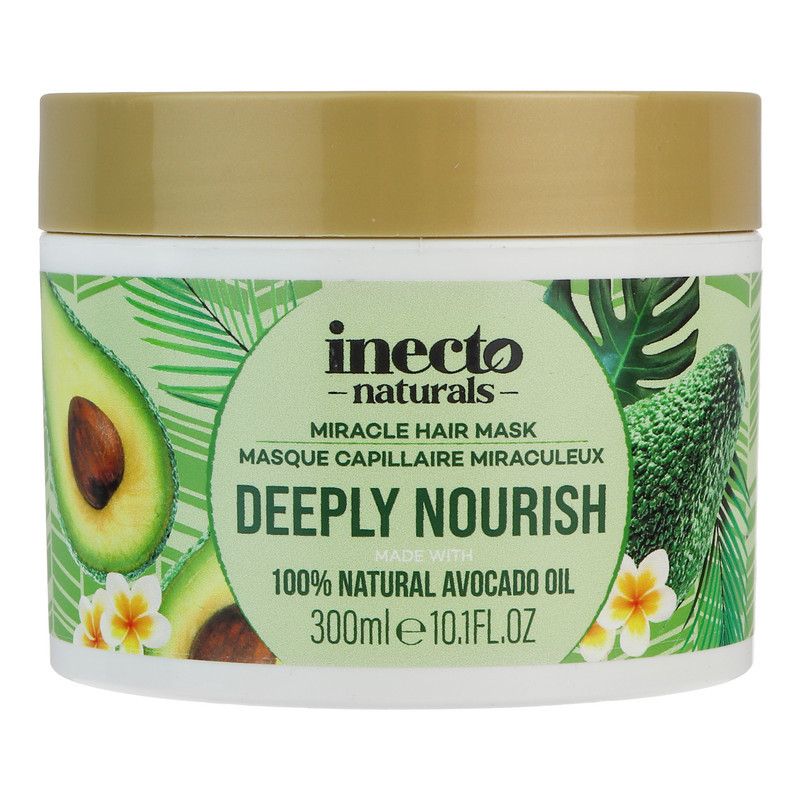 ماسک نرم کننده مو اینکتو نچرالز مدل Deeply Nourish مناسب برای موی خشک و آسیب دیده حجم 300 میلی‌لیتر
