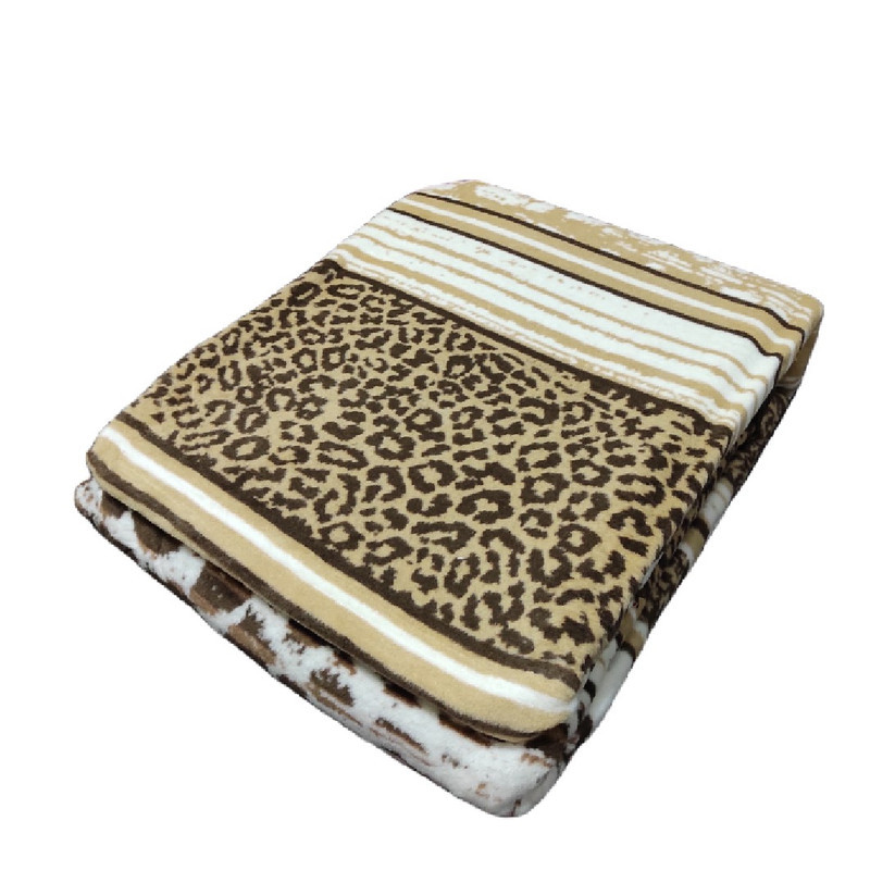 پتو ازدیلک مدل Pardus Bej سایز 180×220 سانتی متر