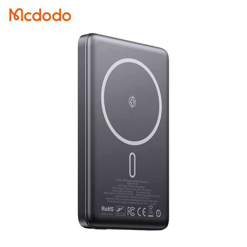 پاوربانک مک دودو مدل MC-465 ظرفیت 10000 میلی آمپر ساعت