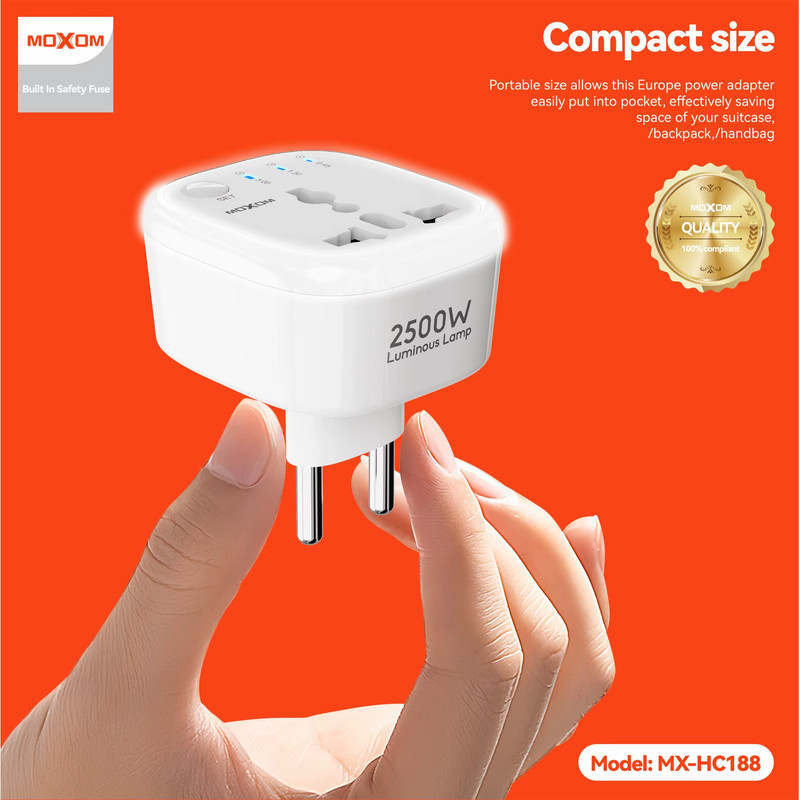 محافظ ولتاژ 2500 وات 10 آمپر موکسوم مدل MX188