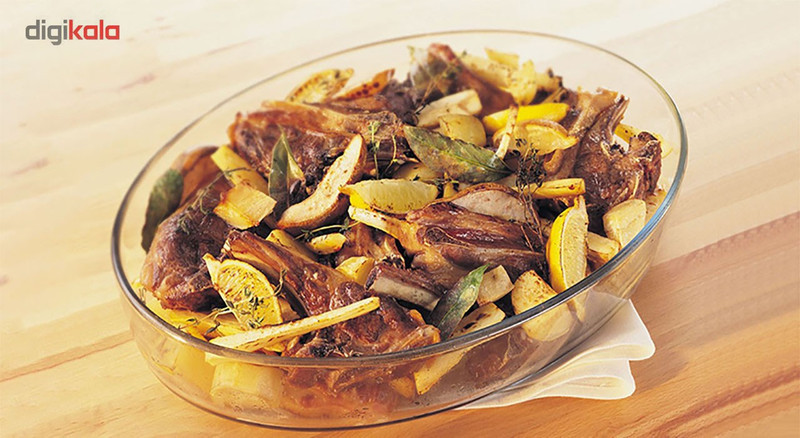 ظرف پخت پیرکس مدل Oval Dish 39