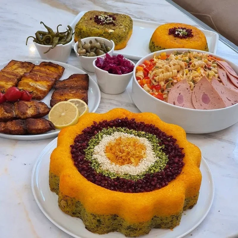 قالب کیک به گز مدل شارلوت کف گود