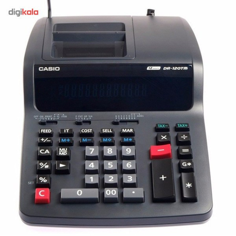 ماشین حساب کاسیو مدل DR-120 TM