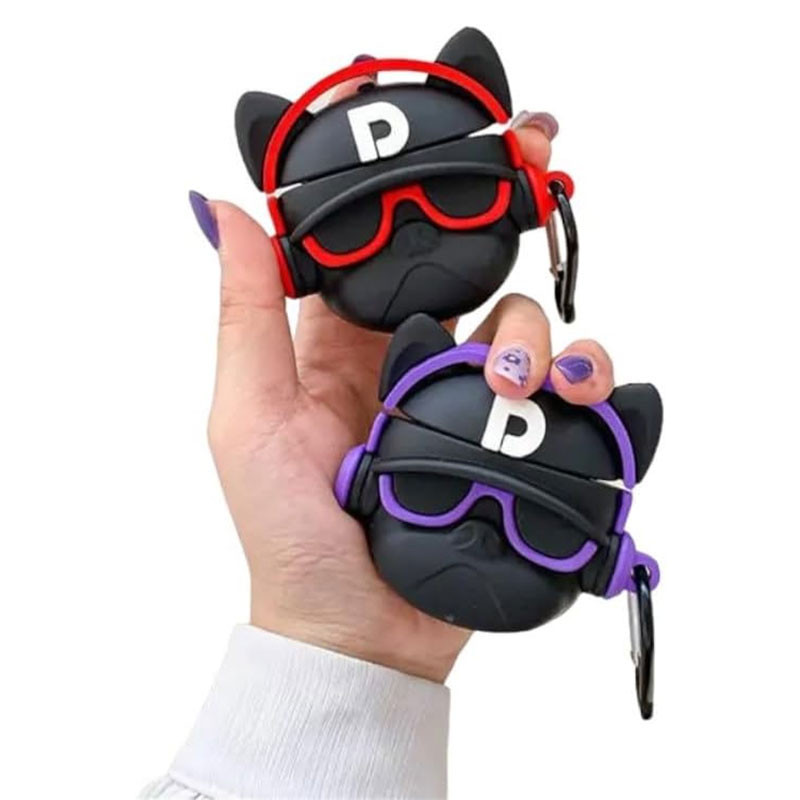 کاور مسیر مدل Bulldog Character Silicone مناسب برای کیس اپل ایرپاد 4 به همراه آویز